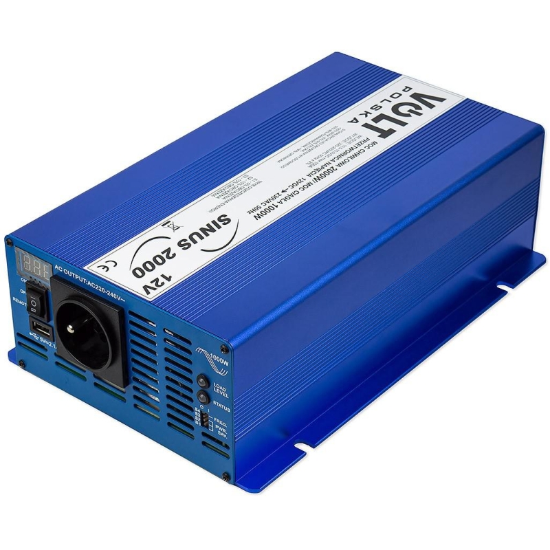 Przetwornica Volt Polska Sinus Eco 2000 12V / 230V 1000/2000W