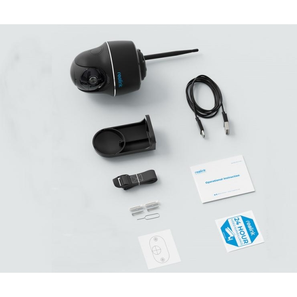 Kamera Ip Reolink Argus Series B430 Akumulatorowa 5Mp Wifi Usb-C Czarna