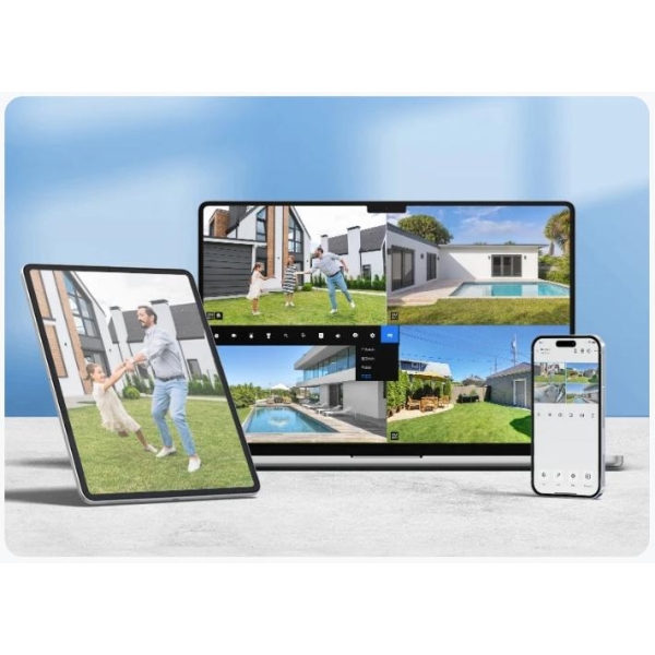 Kamera Ip Reolink Argus Series B430 Akumulatorowa 5Mp Wifi Usb-C Czarna