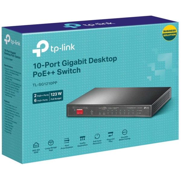 Switch Tp-Link Tl-Sg1210Pp