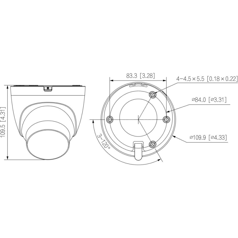 Kamera Ip Dahua Ipc-Hdw2449T-S-Led-0280B-Pro