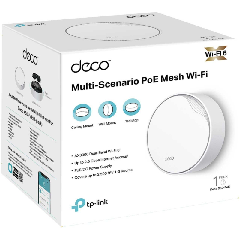 Domowy System Wi-Fi Mesh Tp-Link Deco X50-Poe