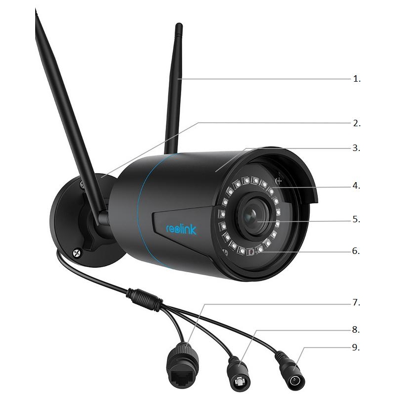 Kamera Ip Wifi Reolink W320 5Mpix Wi-Fi P2P Czarna