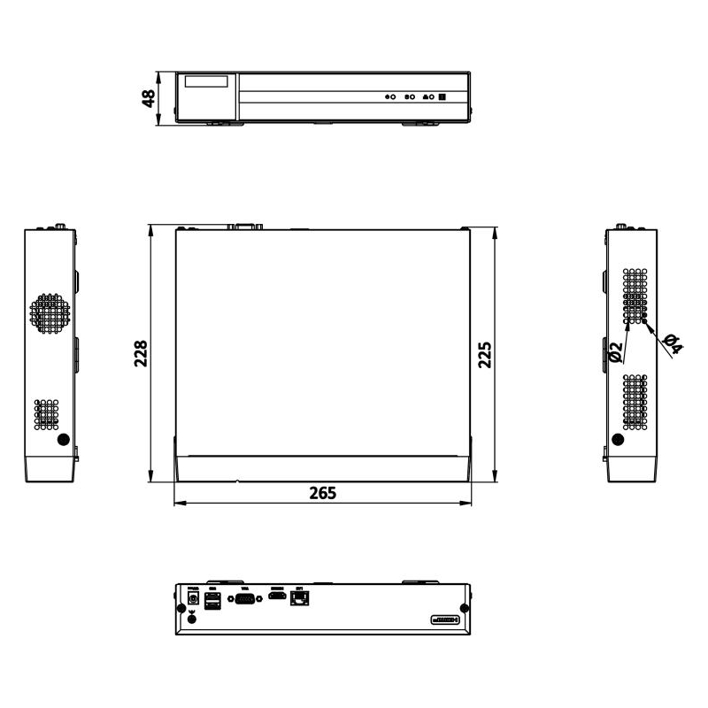 Rejestrator Ip Hilook By Hikvision 4Mp Nvr-4Ch-4Mp