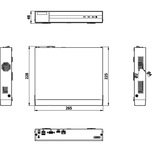 Rejestrator Ip Hilook By Hikvision 4Mp Nvr-4Ch-4Mp