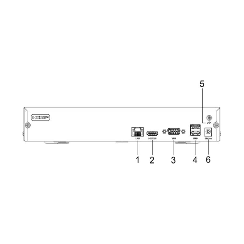 Rejestrator Ip Hilook By Hikvision 4Mp Nvr-4Ch-4Mp