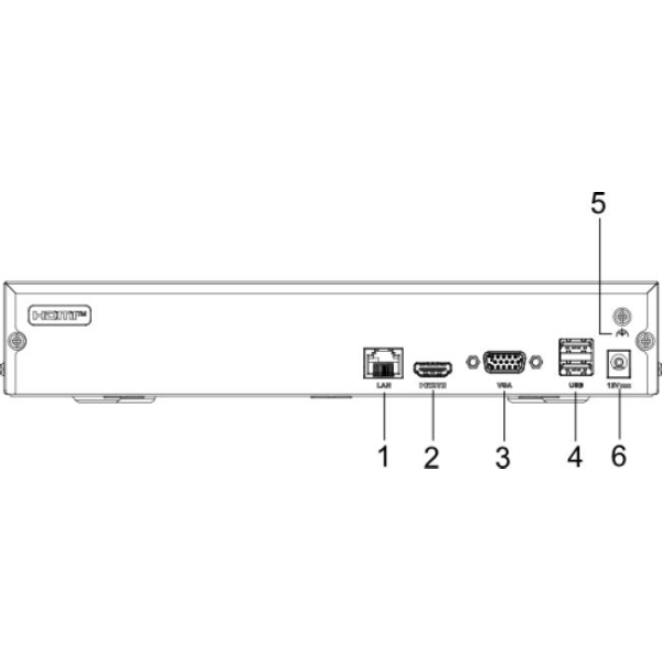 Rejestrator Ip Hilook By Hikvision 4Mp Nvr-4Ch-4Mp