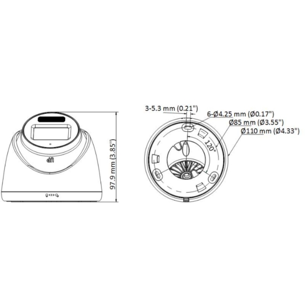 Kamera 4W1 Hikvision Ds-2Ce78D0T-Lfs(2.8Mm)