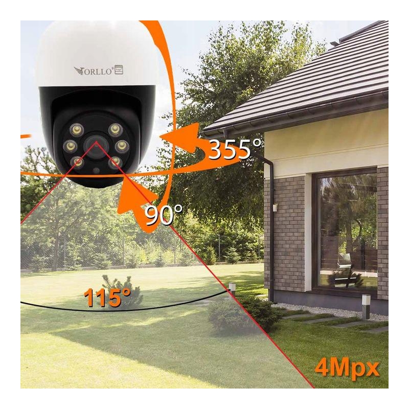 Kamera Ip Orllo Tz2 Pro 4G 4Mpx