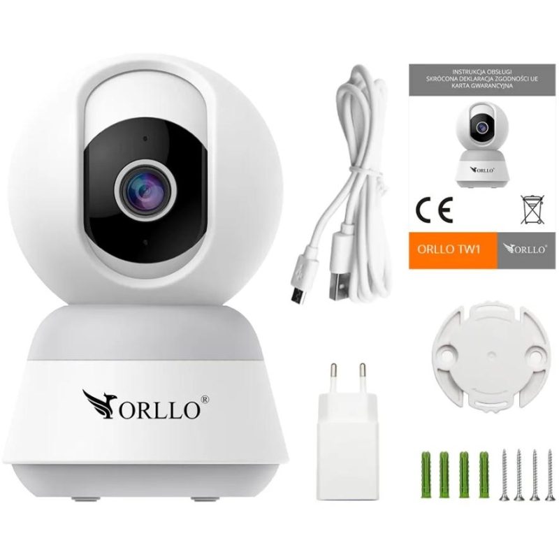 Kamera Ip Orllo Tw1 Wewnętrzna 4K Tuya Wi-Fi