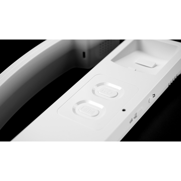 DOMOFON "EURA" ADP-24A3 - biały, jednorodzinny, słuchawkowy, obsługa 2 wejść