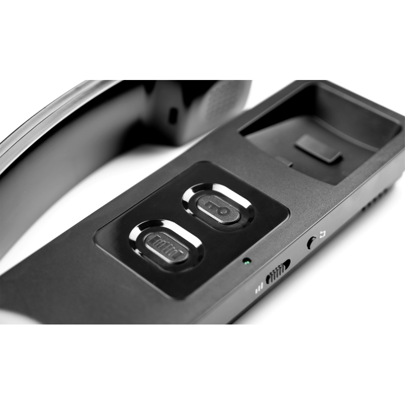 DOMOFON "EURA" ADP-24A3 - czarny, jednorodzinny, słuchawkowy, obsługa 2 wejść