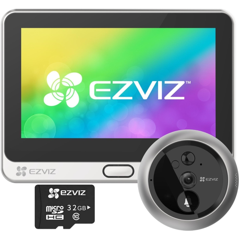 Kamera Ip Ezviz Wizjer Dp2C Z Kartą 32Gb