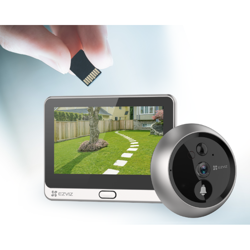 Kamera Ip Ezviz Wizjer Dp2C Z Kartą 32Gb