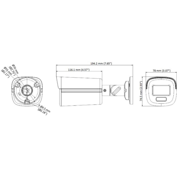 Kamera 4W1 Hikvision Ds-2Ce12Kf3T-Le(2.8Mm)