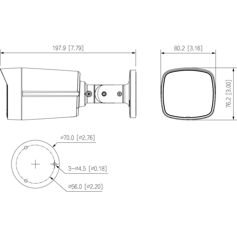 Kamera Ip Dahua Ipc-Hfw2449Tl-S-Led-0280B-Pro