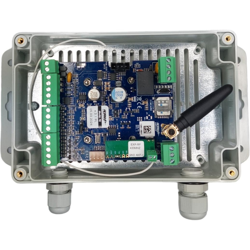 Ropam Multilte-Rf/At-Gsm-Mini90/Zasilacz 230Vac/12Vdc Zestaw W Obudowie Hermetycznej