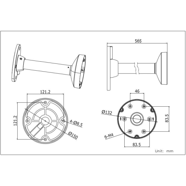 Uchwyt Hikvision Ds-1271Zj-130-Trl