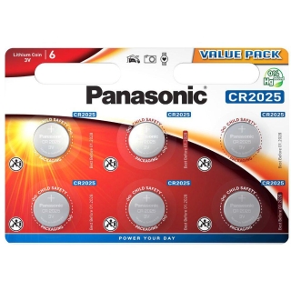 Bateria Cr2025 Panasonic (Blister 6 Szt.)