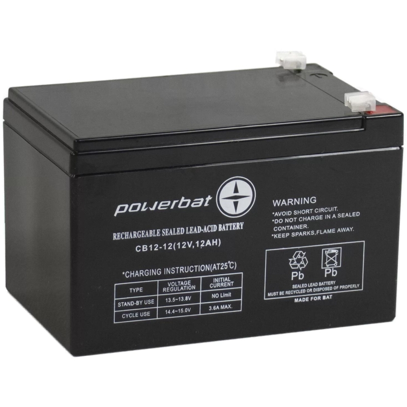 Akumulator Agm Powerbat Cb 12V 12Ah