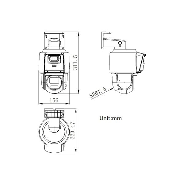 Kamera Ip Hikvision Ds-2Se3C410Mwg-E/14 2.8Mm