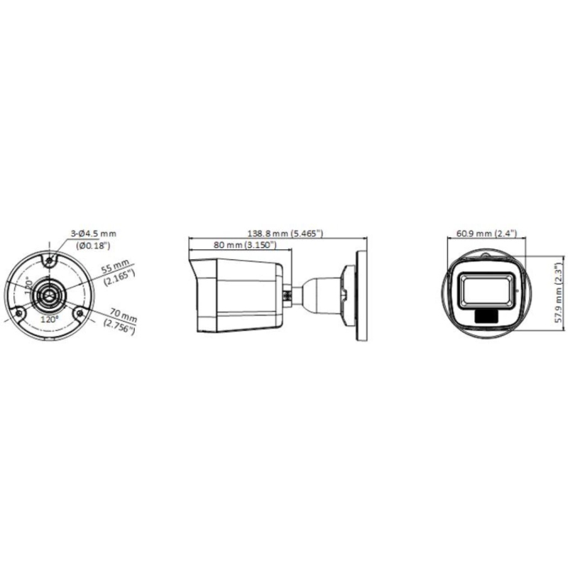 Kamera 4W1 Hikvision Ds-2Ce16U0T-Lf(2.8Mm)(O-Std)
