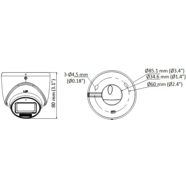 Kamera 4W1 Hikvision Ds-2Ce76U0T-Lmf(2.8Mm)(O-Std)