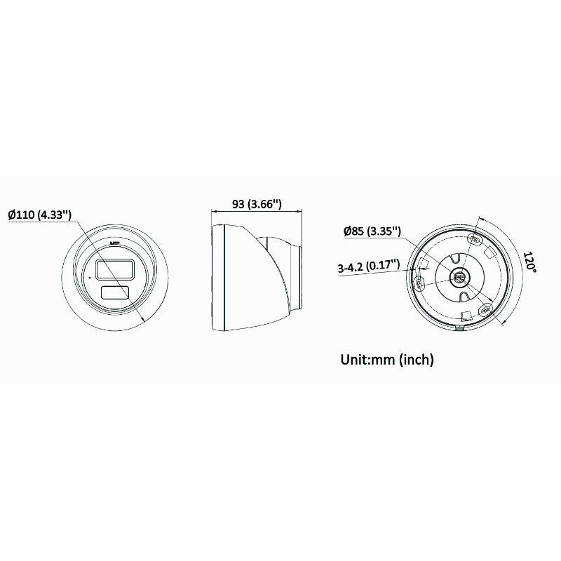 Kamera Ip Hikvision Ds-2Cd1383G2-Liuf 2.8Mm Pl