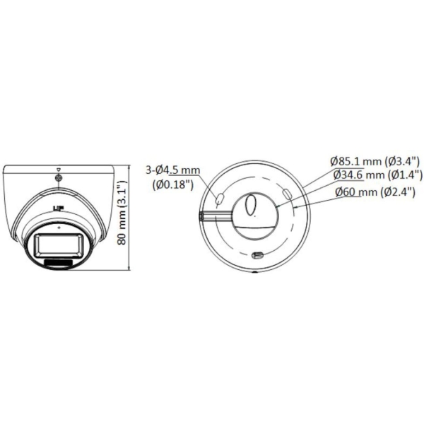 Kamera 4W1 Hikvision Ds-2Ce76D0T-Lmfs(2.8Mm)