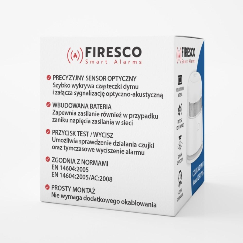 Czujnik Dymu Firesco Zr170S