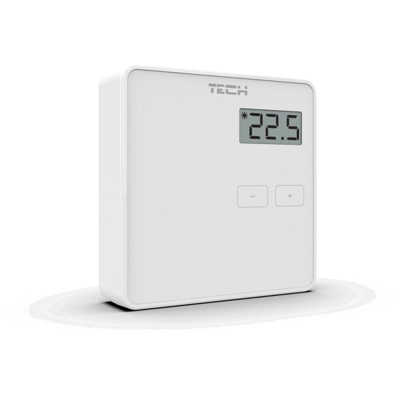 Przewodowy  Dwustanowy Regulator Pokojowy Biały St-294V1 Tech Sterowniki