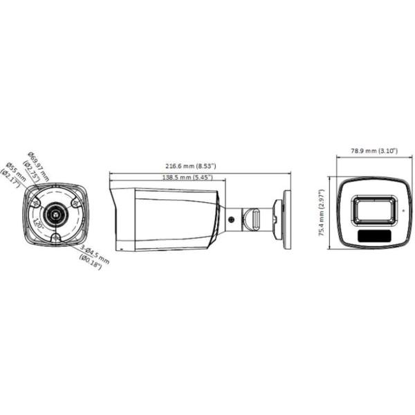 Kamera 4W1 Hikvision Ds-2Ce17K0T-Lfs(2.8Mm)