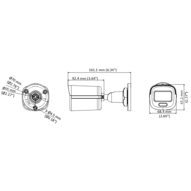 Kamera 4W1 Hikvision Ds-2Ce10Kf3T-Le(2.8Mm)(O-Std)