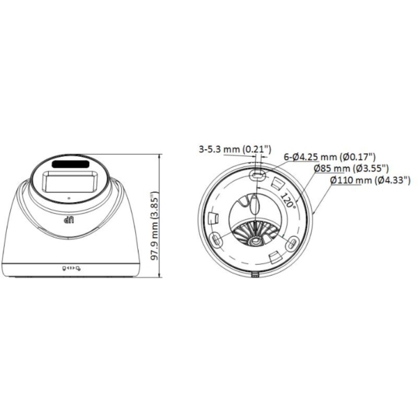 Kamera 4W1 Hikvision Ds-2Ce78K0T-Lfs(2.8Mm)
