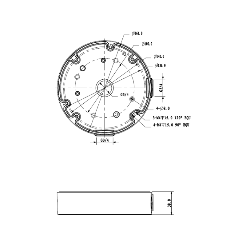 Adapter Dahua Pfa138
