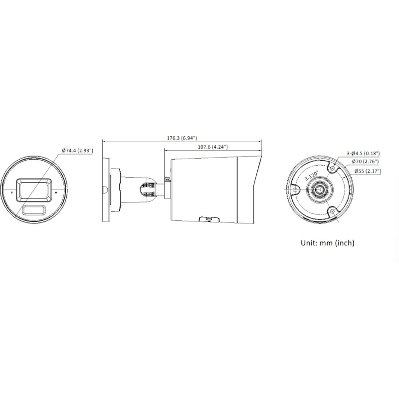 Kamera Ip Hikvision Ds-2Cd2067G3-Li2Uy/Sl 2.8Mm Pl