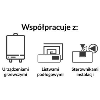 Bezprzewodowy  Dwustanowy Regulator Pokojowy Biały St-294V2 Tech Sterowniki 2