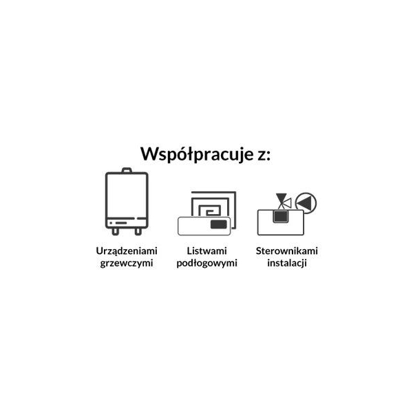 Bezprzewodowy  Dwustanowy Regulator Pokojowy Biały St-294V2 Tech Sterowniki