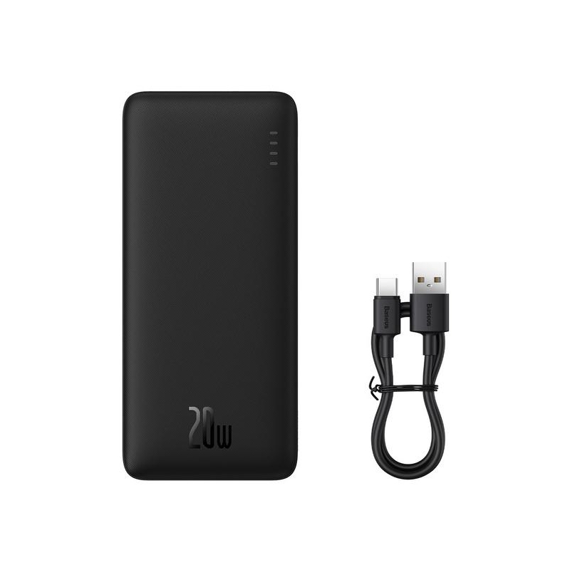 Powerbank Baseus Airpow Ppqd090001 10000Mah 20W Pd Qc 20W Usb-A Usb-C + Kabel