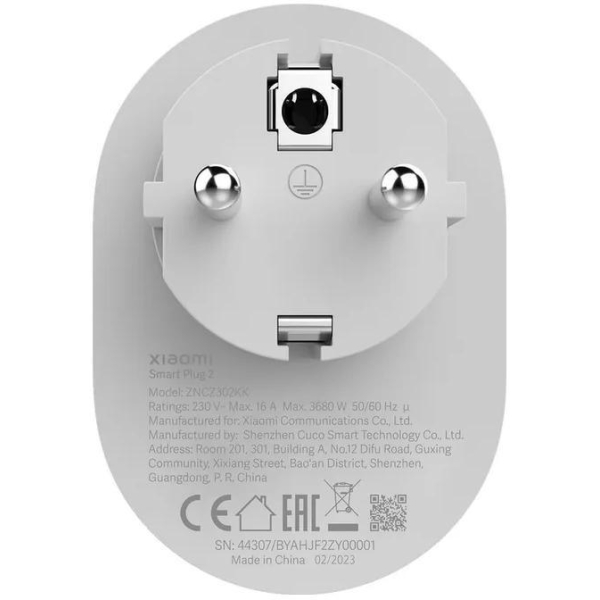 Inteligentne Gniazdko Xiaomi Smart Plug 2