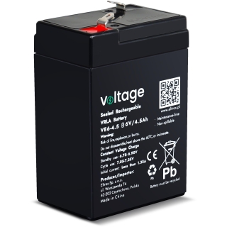 Akumulator Agm Voltage 6V 4,5Ah Ve6-4.5 (Żywotność 6-9 Lat)