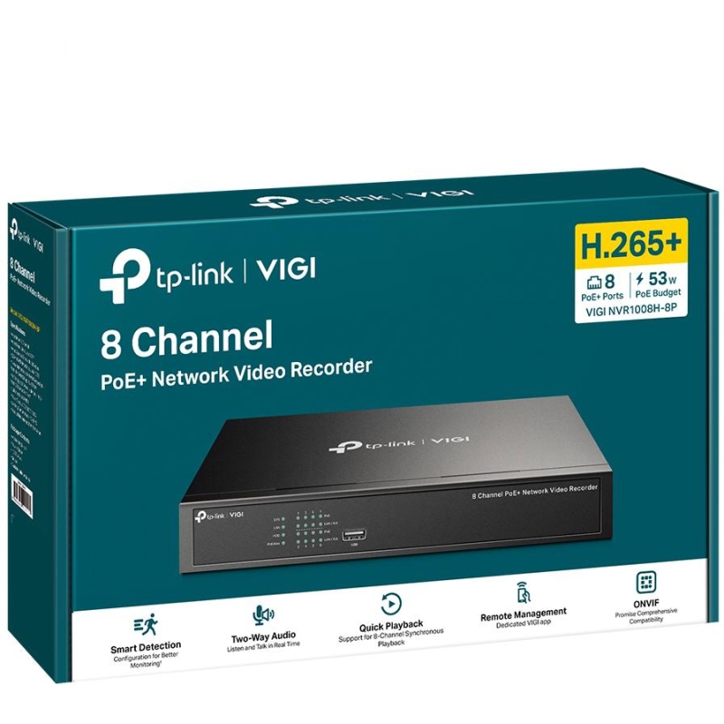 Rejestrator Tp-Link Vigi Nvr1008H-8P