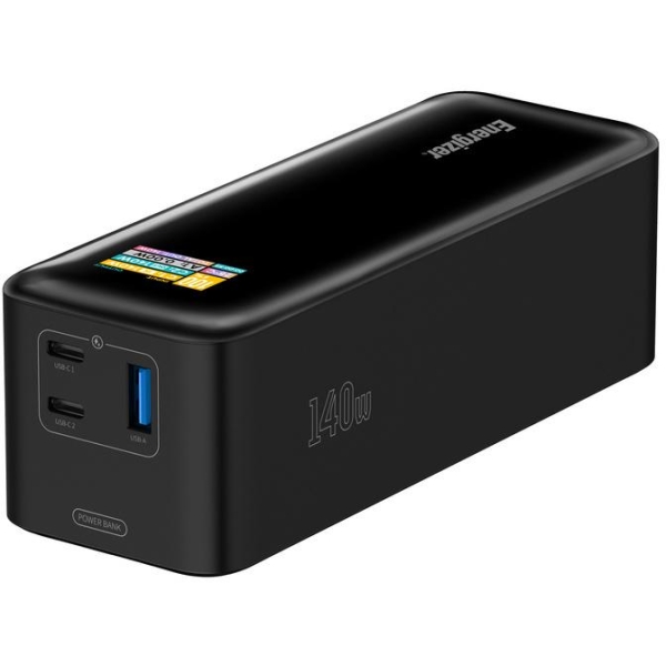Powerbank Energizer 27000Mah 140W Pd 2X Usb-C 1X Usb-A Xp27000Pd