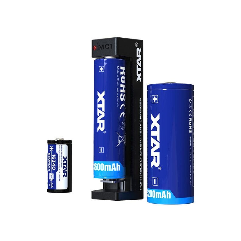 Ładowarka Do Akumulatorów Cylindrycznych Li-Ion Xtar Mc1 Usb-C