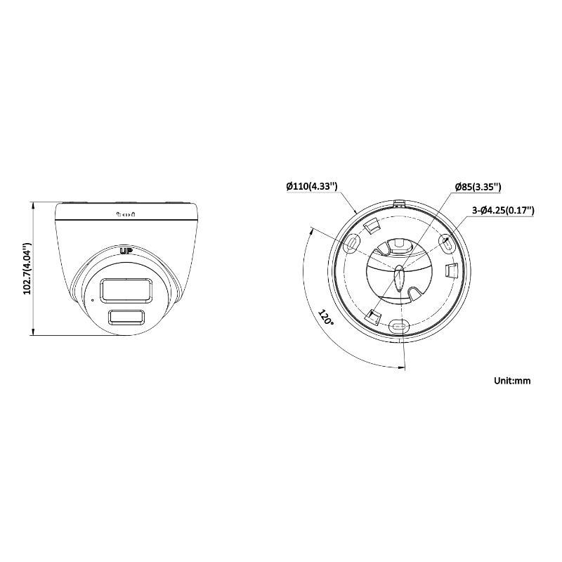 Kamera Ip Hikvision Ds-2Cd1347G2H-Liuf/Sl 2.8Mm Pl
