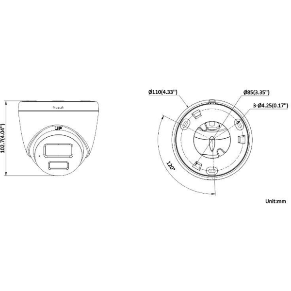 Kamera Ip Hikvision Ds-2Cd1347G2H-Liuf/Sl 2.8Mm Pl