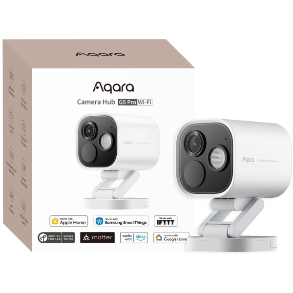 Aqara Camera Hub G5 Pro Wi-Fi Biała | Kamera Ip | 1520P, Zigbee, Ch-C07Dw