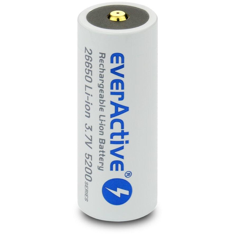 Akumulator 26650 Li-Ion 3,7V Everactive 5200Mah Micro Usb (1 Szt.) Z Zabezpieczeniem