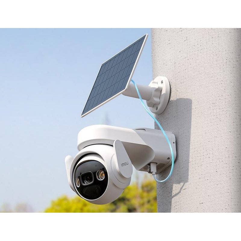 Kamera Ip Imou Cell Pt 4G Kit 3Mp Bateryjna Z Panelem Solarnym I Kartą Sim