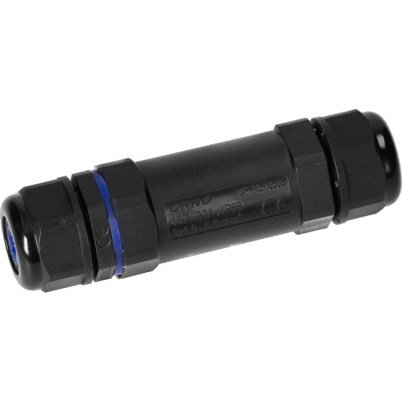 Konektor Mufa Kablowa Prosta Ip68, M25, 3X6Mm², 450V/30A Or-Ae-13603
